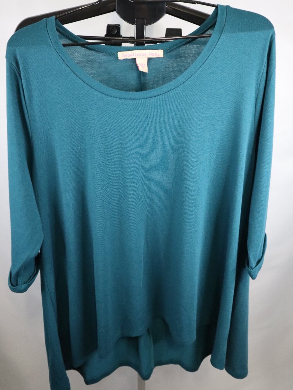 Emerald Green 3/4 sleeve blouse